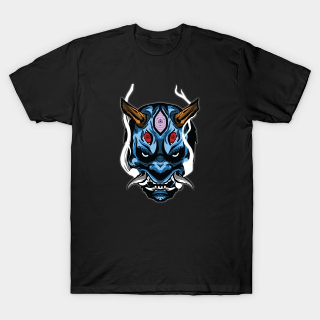 Oni Mask 2 T-Shirt by ReimagedDesign